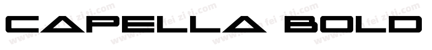 Capella Bold Bold字体转换